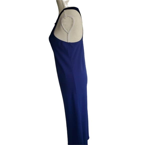 Amanda Uprichard "Pasadena" Blue Midi Dress - Picture 3 of 8